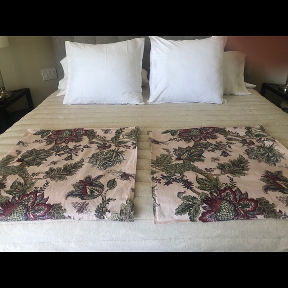 Pottery Barn Bedding Pottery Barn Euro Shams 2 Poshmark
